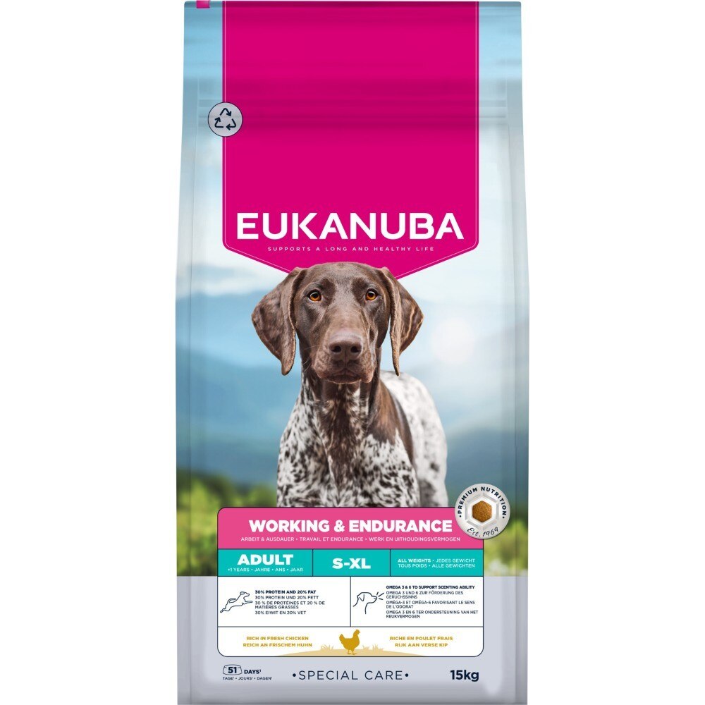 Eukanuba Eukanuba Endurance For Pregnant Lactating Dogs Chicken Turkey Adult Dry Dog Food pet food packaging